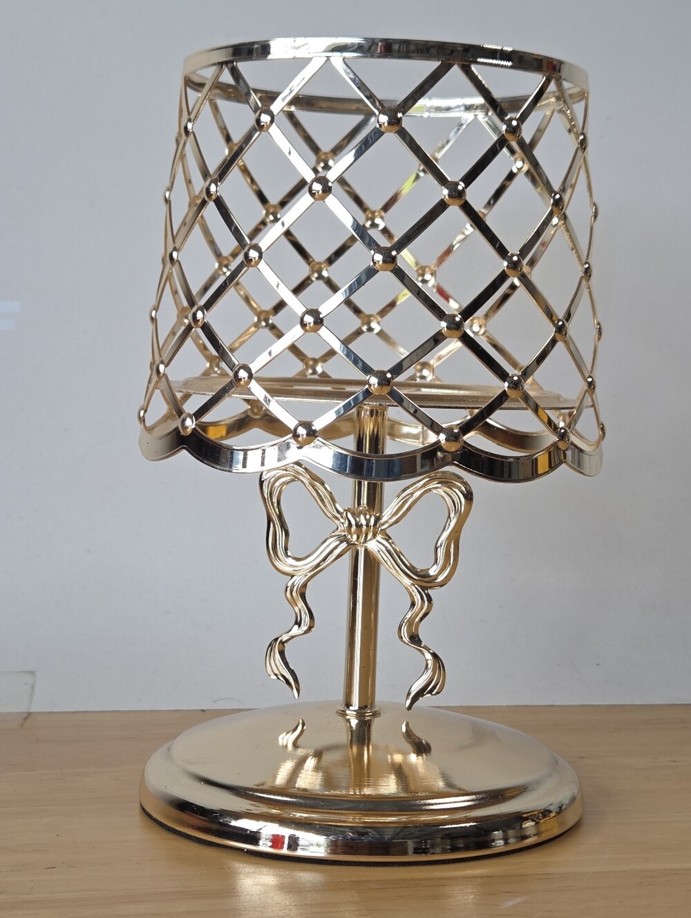 Bow Lamp Pedestal Candle Holder Bath & Body Works